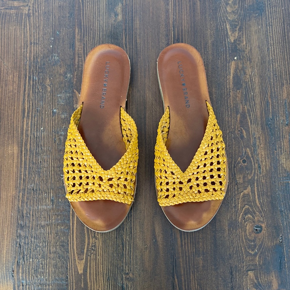 Lucky Brand Adola Slide Sandals Size 6.5